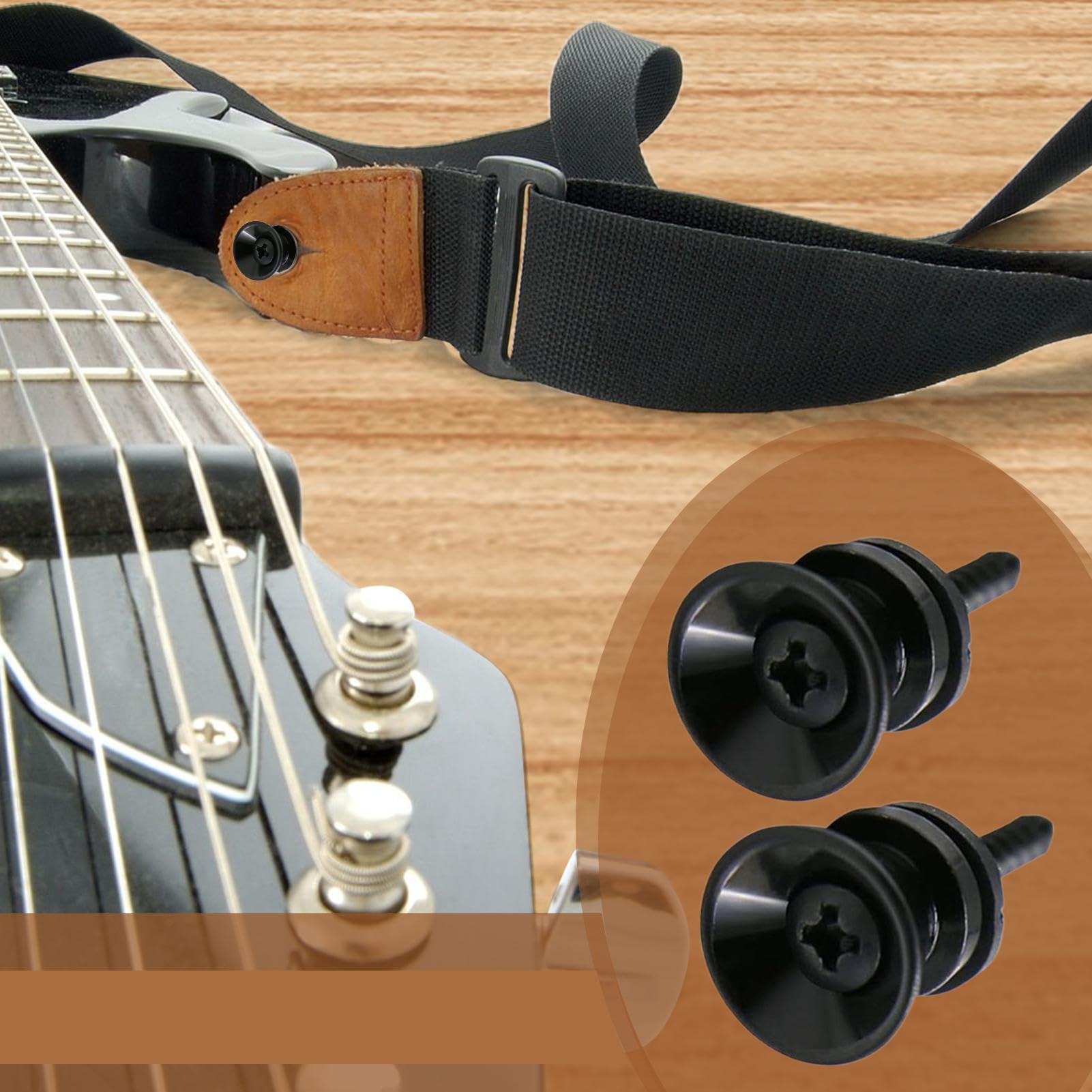 Samick メタル用　変形エレキギター　調整済み　ストラップ付き Amazon | エレキギターストラップロック、メタルストラップボタン